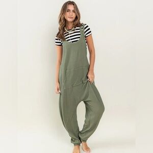 Olive Green Jumpsuit